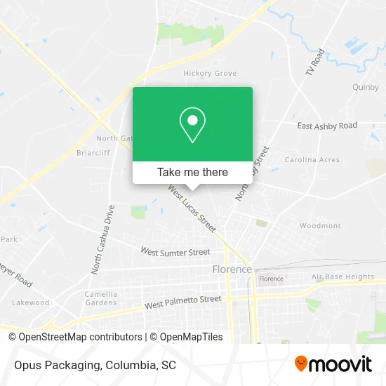 Opus Packaging map