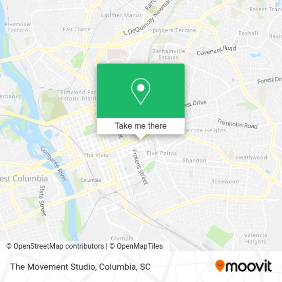 The Movement Studio map