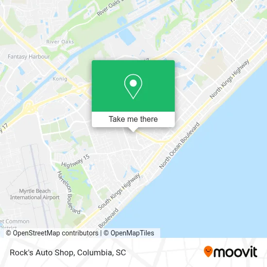 Rock's Auto Shop map