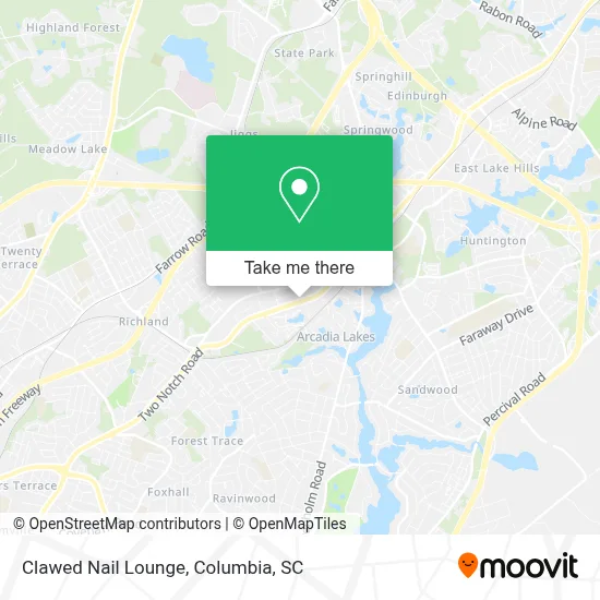 Clawed Nail Lounge map
