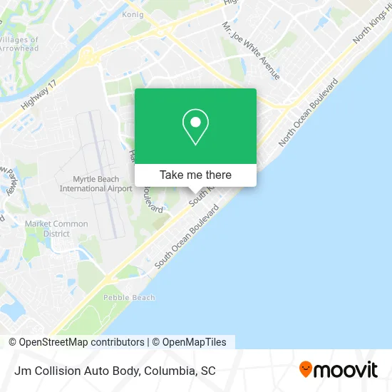 Jm Collision Auto Body map