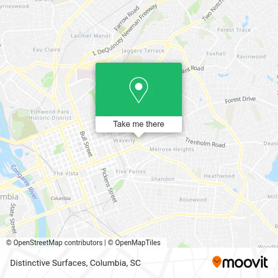 Distinctive Surfaces map