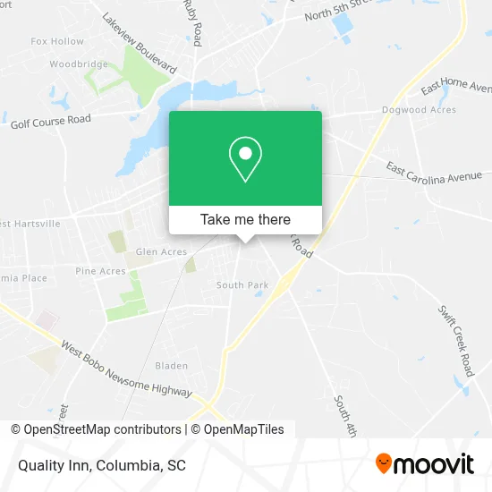 Quality Inn map