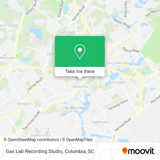 Gas Lab Recording Studio map