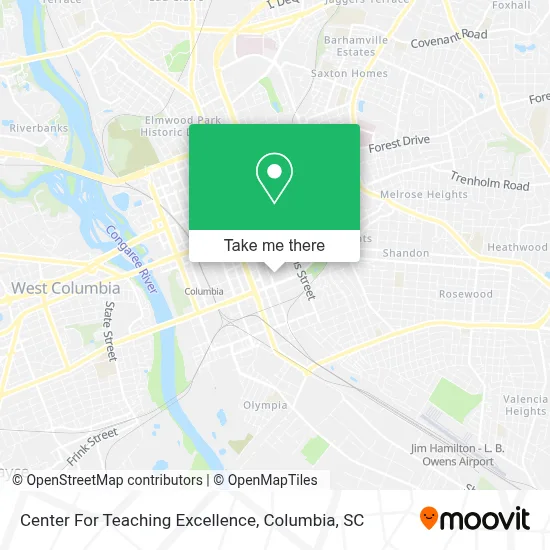 Center For Teaching Excellence map