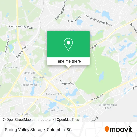 Spring Valley Storage map