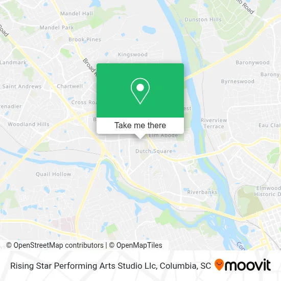 Rising Star Performing Arts Studio Llc map