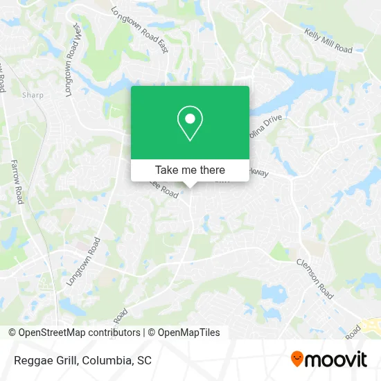 Reggae Grill map