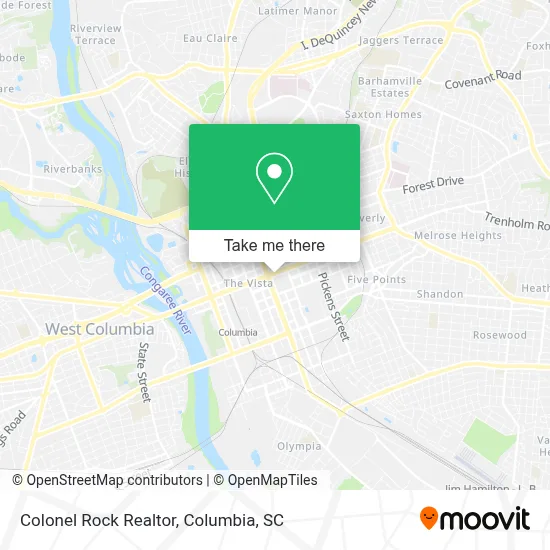Colonel Rock Realtor map