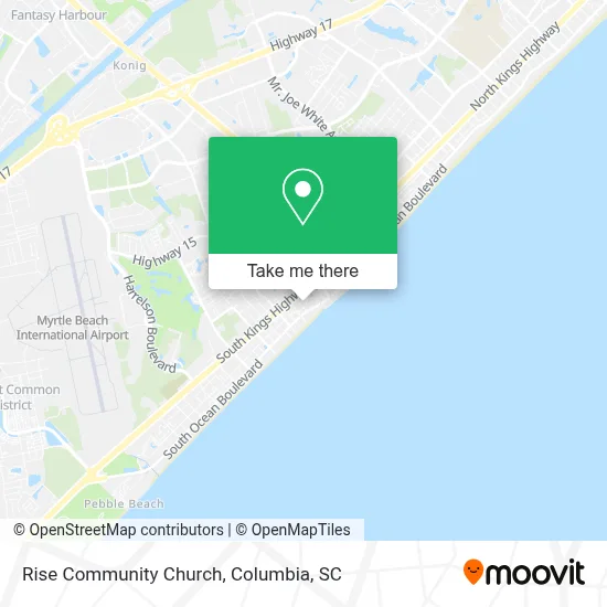 Rise Community Church map