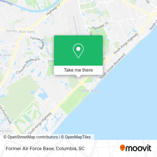 Former Air Force Base map