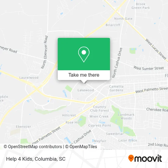 Help 4 Kids map
