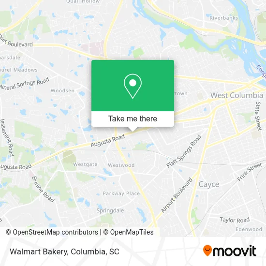 Walmart Bakery map