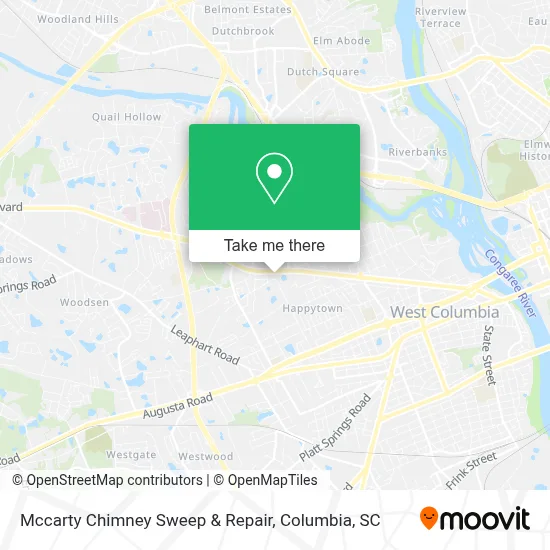 Mccarty Chimney Sweep & Repair map