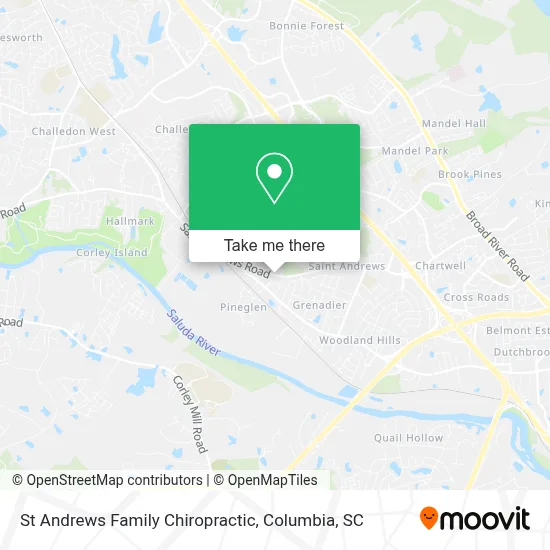 St Andrews Family Chiropractic map