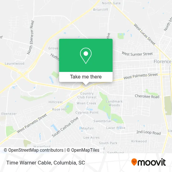 Time Warner Cable map
