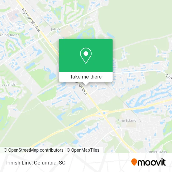 Finish Line map