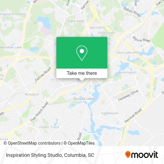 Inspiration Styling Studio map
