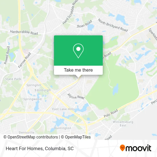 Heart For Homes map