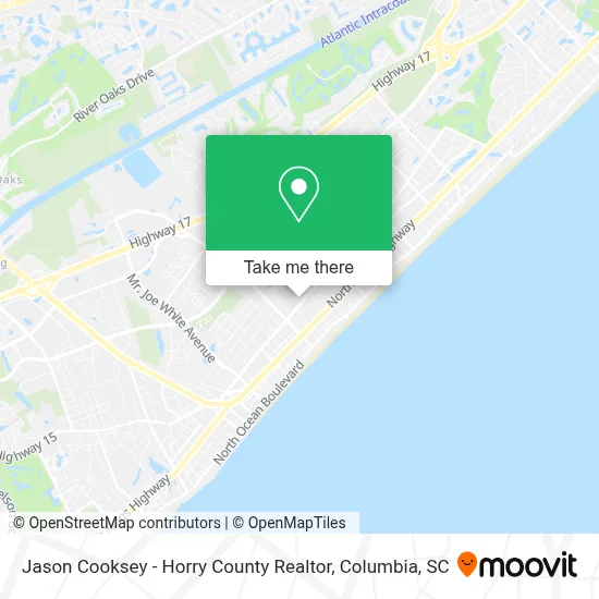 Jason Cooksey - Horry County Realtor map