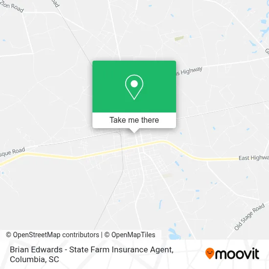 Brian Edwards - State Farm Insurance Agent map