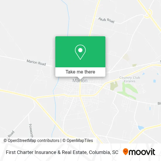 First Charter Insurance & Real Estate map