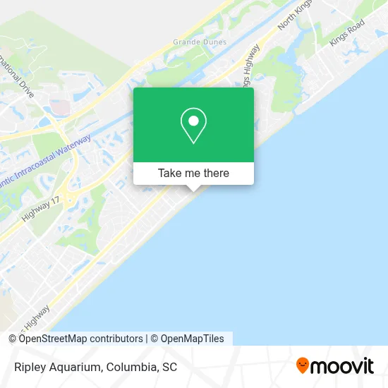 Ripley Aquarium map