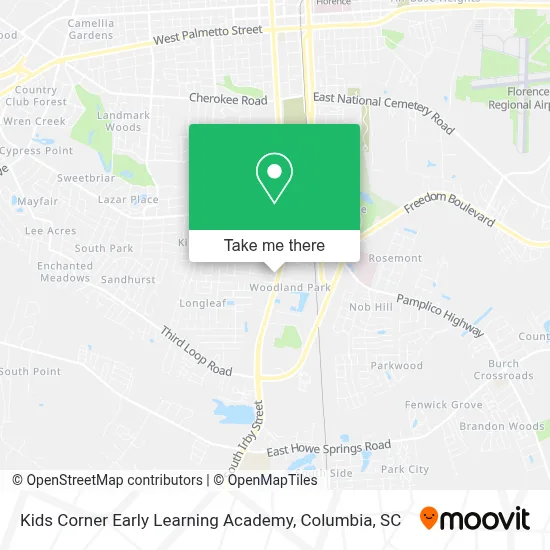Kids Corner Early Learning Academy map
