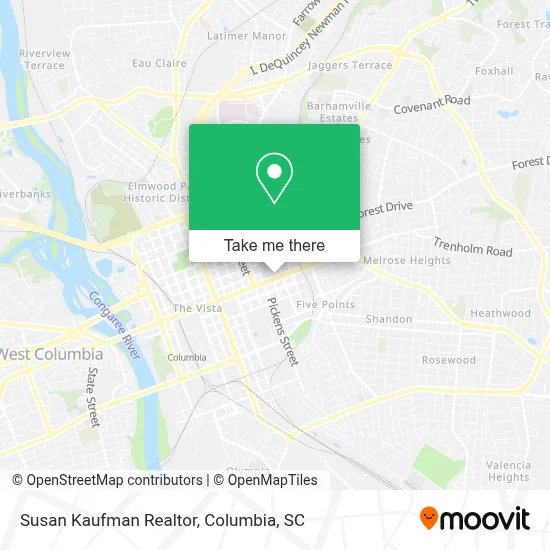 Susan Kaufman Realtor map