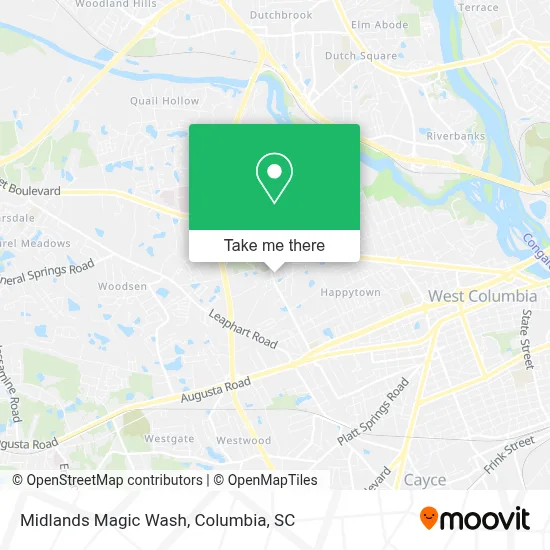 Midlands Magic Wash map