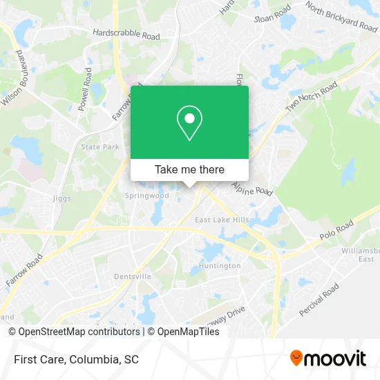 First Care map
