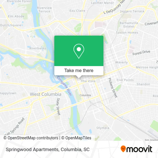 Springwood Apartments map