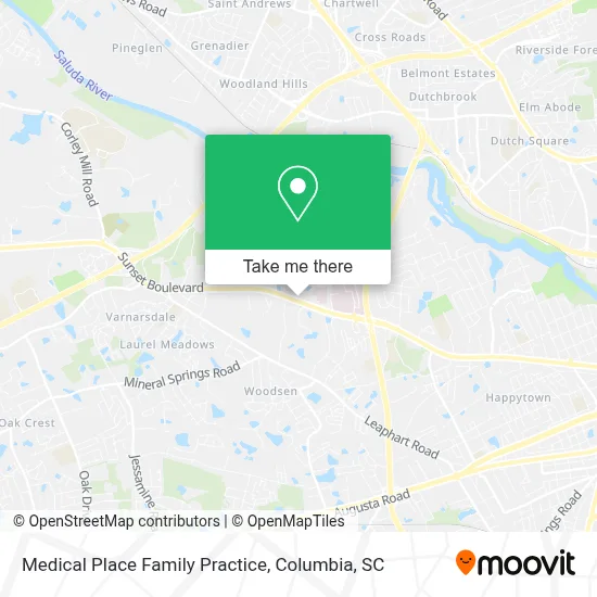 Medical Place Family Practice map