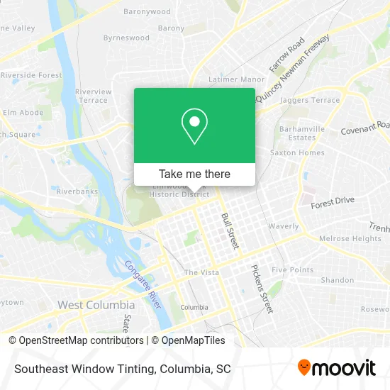 Southeast Window Tinting map