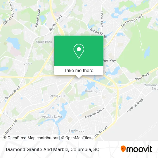 Diamond Granite And Marble map