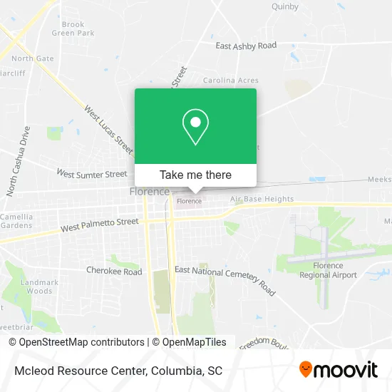 Mcleod Resource Center map