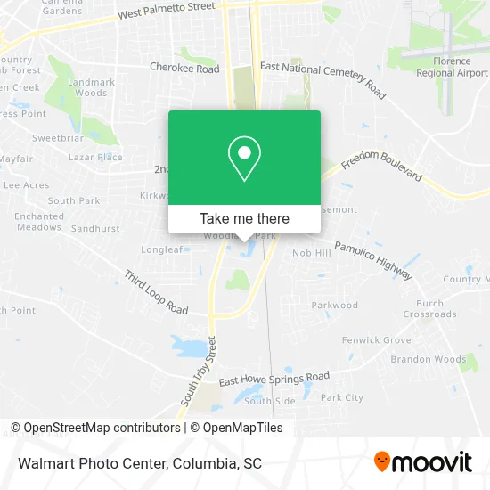 Walmart Photo Center map