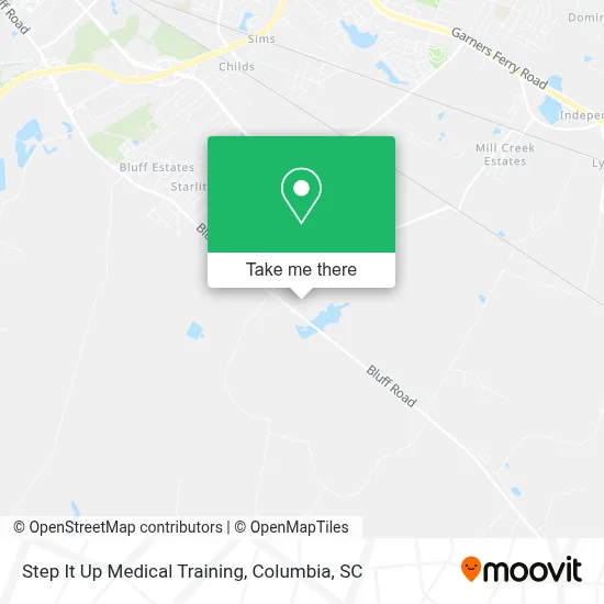 Step It Up Medical Training map