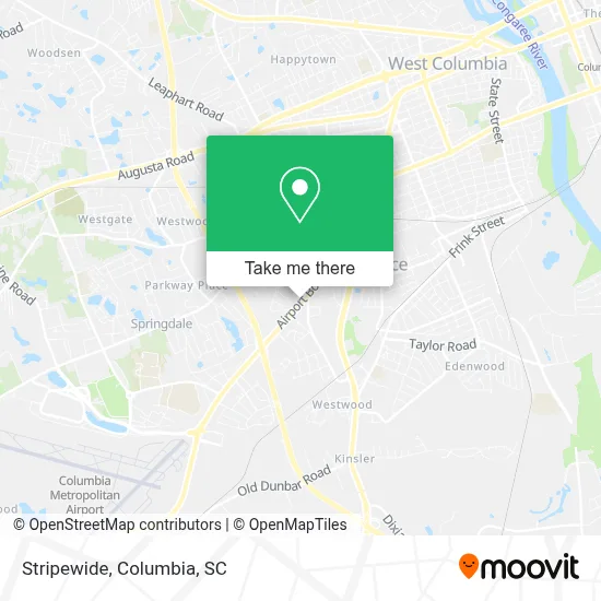 Stripewide map