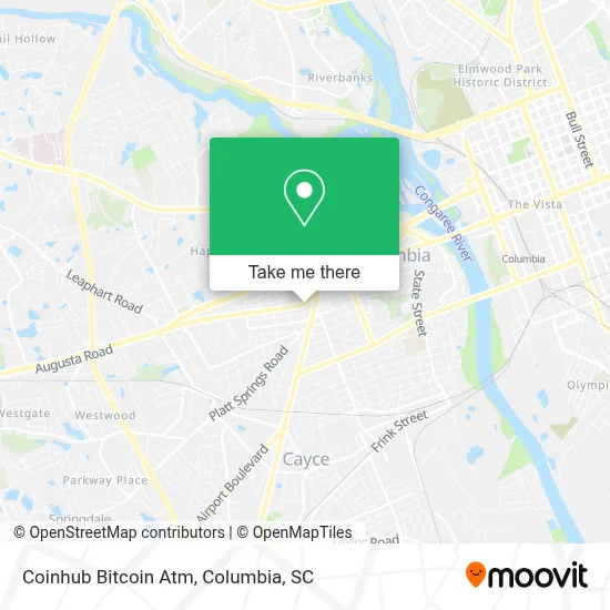 Coinhub Bitcoin Atm map