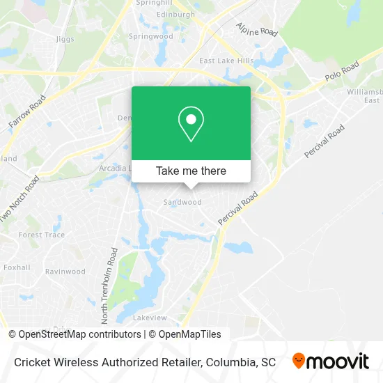 Cricket Wireless Authorized Retailer map