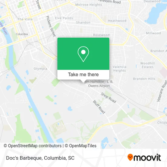 Doc's Barbeque map