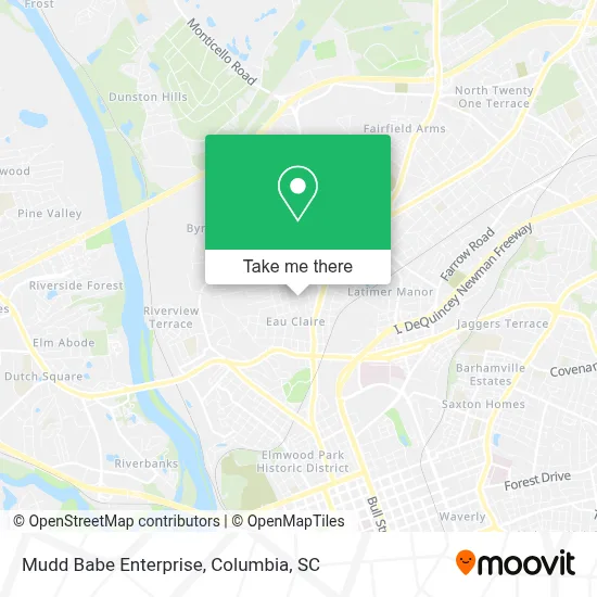 Mudd Babe Enterprise map