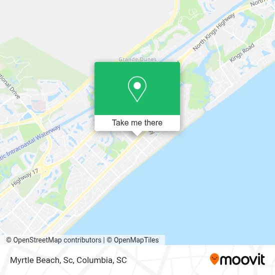 Myrtle Beach, Sc map