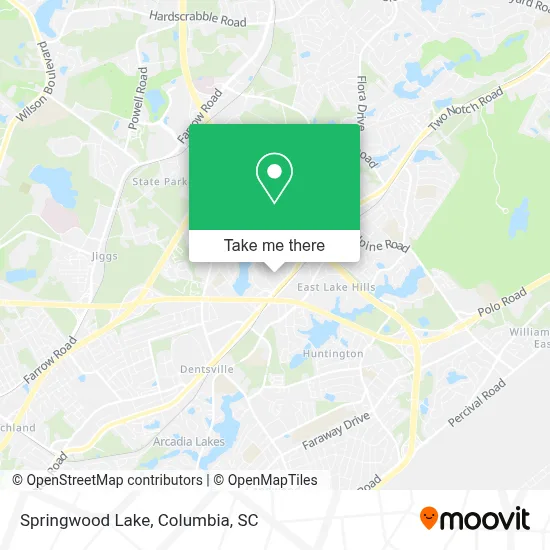 Springwood Lake map