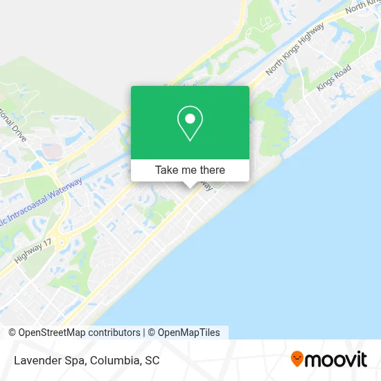 Lavender Spa map