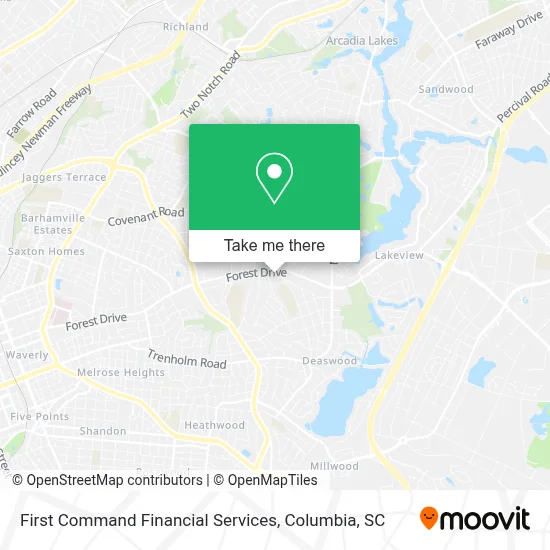 First Command Financial Services map