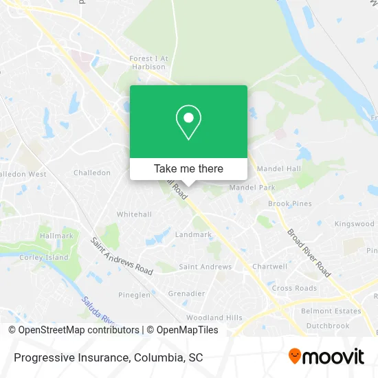 Progressive Insurance map