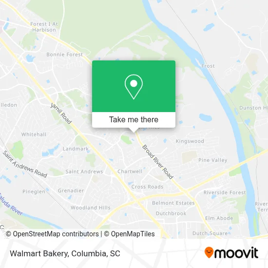 Walmart Bakery map
