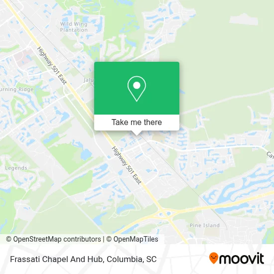 Frassati Chapel And Hub map